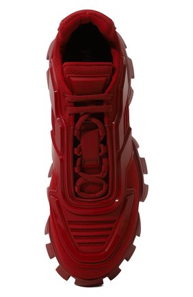 Мужские кроссовки cloudbust thunder PRADA красного цвета, арт. 2EG293-3KZU-F0LXN | Фото 6 (Материал внешний: Текстиль; Стили: Классический; Материал утеплителя: Без утеплителя)