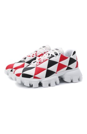 Мужские кроссовки PRADA LINEA ROSSA разноцветного цвета по цене 79000 руб., арт. 2EG404-3LKR-F0X5N | Фото 1 Мужские кроссовки PRADA LINEA ROSSA разноцветного цвета, арт. 2EG404-3LKR-F0X5N | Фото 1 (Материал внешний: Текстиль; Стили: Гранж)