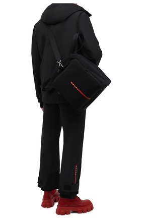 Мужская текстильная сумка PRADA черного цвета, арт. 2VC032-2DUG-F0002-OOO | Фото 3 (Материал: Текстиль)