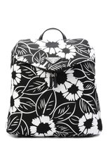 Мужской текстильный рюкзак PRADA черно-белого цвета, арт. 2VZ095-2D1V-F0967-OOO | Фото 1 (Материал: Текстиль; Стили: Кэжуэл)
