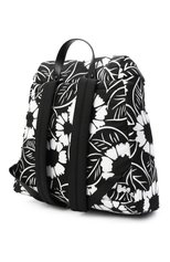 Мужской текстильный рюкзак PRADA черно-белого цвета, арт. 2VZ095-2D1V-F0967-OOO | Фото 4 (Материал: Текстиль; Стили: Кэжуэл)