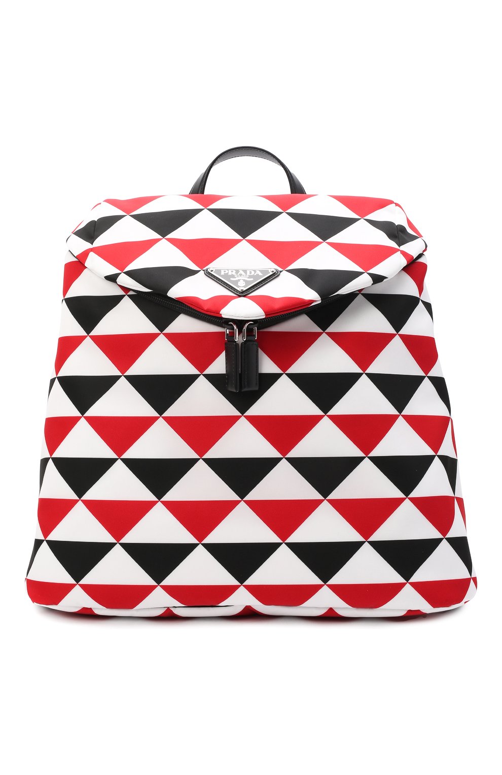 Мужской текстильный рюкзак PRADA разноцветного цвета, арт. 2VZ095-2FJV-F0X5N-OOO | Фото 1 (Материал: Текстиль; Стили: Кэжуэл)