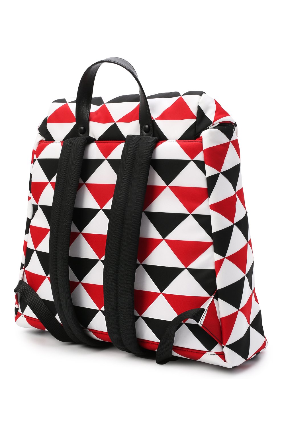 Мужской текстильный рюкзак PRADA разноцветного цвета, арт. 2VZ095-2FJV-F0X5N-OOO | Фото 4 (Материал: Текстиль; Стили: Кэжуэл)