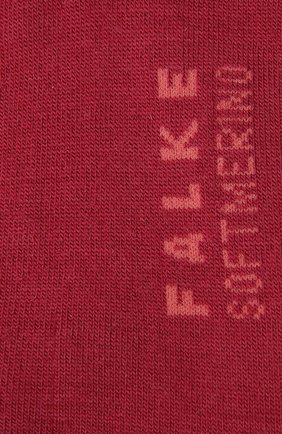Женские носки softmerino FALKE красного цвета по цене 1980 руб., арт. 47488 | Фото 2 Женские носки softmerino FALKE красного цвета, арт. 47488 | Фото 2 (Материал внешний: Шерсть)