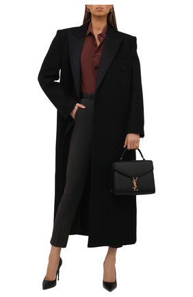 Женские хлопковые брюки LORO PIANA темно-серого цвета по цене 77300 руб., арт. FAL4255 | Фото 2 Женские хлопковые брюки LORO PIANA темно-серого цвета, арт. FAL4255 | Фото 2 (Материал внешний: Хлопок; Женское Кросс-КТ: Брюки-одежда; Силуэт Ж (брюки и джинсы): Узкие; Стили: Кэжуэл)