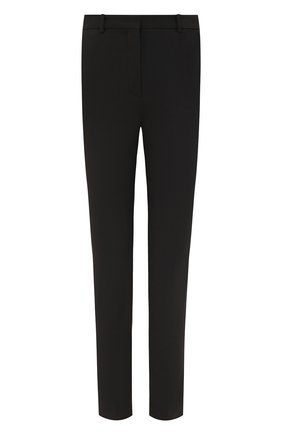 Женские хлопковые брюки LORO PIANA темно-серого цвета, арт. FAL4255 | Фото 1 (Материал внешний: Хлопок; Женское Кросс-КТ: Брюки-одежда; Силуэт Ж (брюки и джинсы): Узкие; Стили: Кэжуэл; Длина (брюки, джинсы): Стандартные)