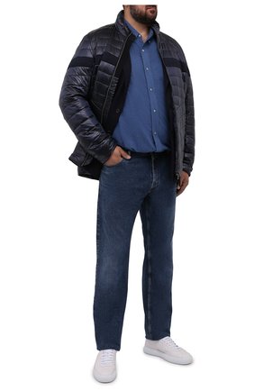 Мужская хлопковая рубашка POLO RALPH LAUREN синего цвета по цене 12250 руб., арт. 711654408/PRL BS | Фото 2 Мужская хлопковая рубашка POLO RALPH LAUREN синего цвета, арт. 711654408/PRL BS | Фото 2 (Материал внешний: Хлопок; Рукава: Длинные; Длина (для топов): Стандартные; Случай: Повседневный; Манжеты: На пуговицах; Воротник: Button down; Принт: Однотонные; Стили: Кэжуэл; Big sizes: Big Sizes)