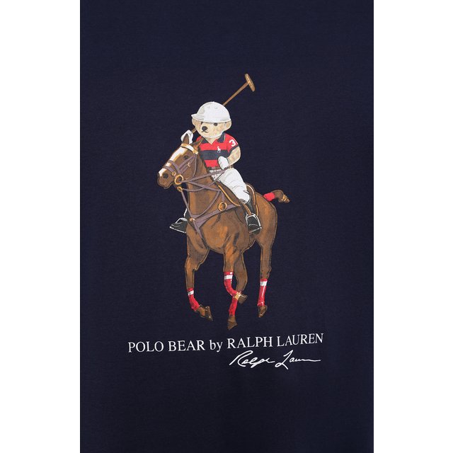 фото Хлопковая футболка polo ralph lauren