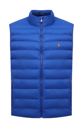 Мужской утепленный жилет POLO RALPH LAUREN синего цвета по цене 31400 руб., арт. 711810898/PRL BS | Фото 1 Мужской утепленный жилет POLO RALPH LAUREN синего цвета, арт. 711810898/PRL BS | Фото 1 (Материал внешний: Синтетический материал; Материал подклада: Синтетический материал; Кросс-КТ: Куртка; Стили: Спорт-шик; Big sizes: Big Sizes; Длина (верхняя одежда): Короткие)