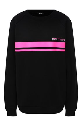 Женский хлопковый свитшот balmain x rossignol BALMAIN черного цвета по цене 57150 руб., арт. WF2JQ000/B099 | Фото 1 Женский хлопковый свитшот balmain x rossignol BALMAIN черного цвета, арт. WF2JQ000/B099 | Фото 1 (Материал внешний: Хлопок; Рукава: Длинные; Длина (для топов): Стандартные; Женское Кросс-КТ: Свитшот-одежда; Стили: Спорт-шик)