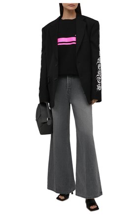 Женский хлопковый свитшот balmain x rossignol BALMAIN черного цвета по цене 57150 руб., арт. WF2JQ000/B099 | Фото 2 Женский хлопковый свитшот balmain x rossignol BALMAIN черного цвета, арт. WF2JQ000/B099 | Фото 2 (Материал внешний: Хлопок; Рукава: Длинные; Длина (для топов): Стандартные; Женское Кросс-КТ: Свитшот-одежда; Стили: Спорт-шик)
