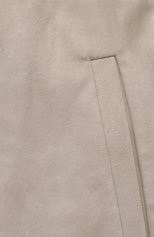 Женские замшевые брюки BRUNELLO CUCINELLI светло-бежевого цвета, арт. M0W30P7698 | Фото 5 (Материал внешний: Замша, Натуральная кожа; Силуэт Ж (брюки и джинсы): Широкие; Длина (брюки, джинсы): Стандартные; Женское Кросс-КТ: Брюки-одежда; Стили: Кэжуэл)