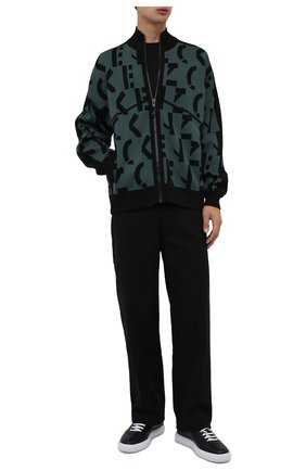 Мужской толстовка из хлопка и вискозы kenzo sport KENZO темно-зеленого цвета по цене 38500 руб., арт. FB65BL6373SD | Фото 2 Мужской толстовка из хлопка и вискозы kenzo sport KENZO темно-зеленого цвета, арт. FB65BL6373SD | Фото 2 (Длина (для топов): Стандартные; Рукава: Длинные; Материал внешний: Хлопок; Мужское Кросс-КТ: Толстовка-одежда; Стили: Спорт-шик)