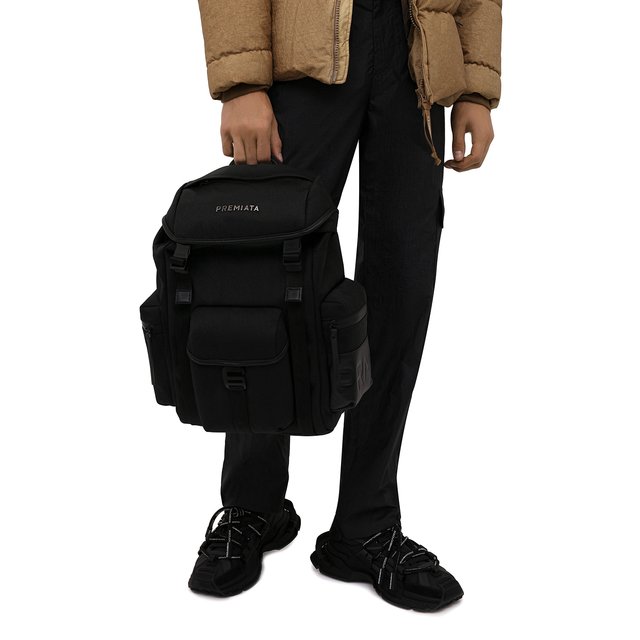 Текстильный рюкзак Premiata B00KER/VAR2105, цвет чёрный, размер NS B00KER/VAR2105 - фото 2