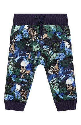 Детские джоггеры KENZO синего цвета по цене 9950 руб., арт. K04042 | Фото 1 Детские джоггеры KENZO синего цвета, арт. K04042 | Фото 1