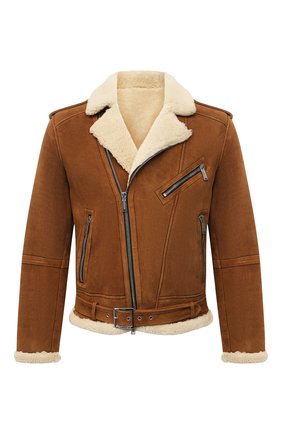 Мужская дубленка DSQUARED2 светло-коричневого цвета по цене 274500 руб., арт. S71AN0323/SY1575 | Фото 1 Мужская дубленка DSQUARED2 светло-коричневого цвета, арт. S71AN0323/SY1575 | Фото 1 (Рукава: Длинные; Длина (верхняя одежда): Короткие; Материал внешний: Натуральный мех; Стили: Кэжуэл)
