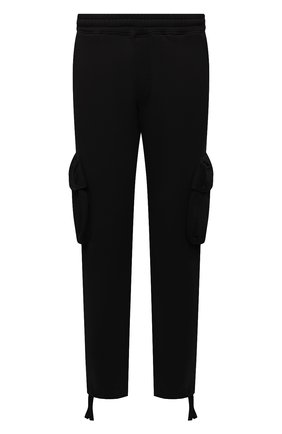 Мужские хлопковые брюки-карго OFF-WHITE черного цвета по цене 83500 руб., арт. 0MCH036F21FLE004 | Фото 1