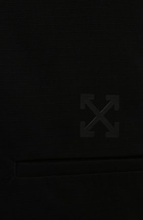 Мужские хлопковые джоггеры OFF-WHITE черного цвета, арт. 0MCG029F21FAB001 | Фото 5 (Длина (брюки, джинсы): Стандартные; Материал внешний: Хлопок; Стили: Спорт-шик; Силуэт М (брюки): Джоггеры)