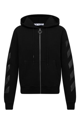Мужской хлопковая толстовка OFF-WHITE черного цвета по цене 49350 руб., арт. 0MBE001F21FLE003 | Фото 1 Мужской хлопковая толстовка OFF-WHITE черного цвета, арт. 0MBE001F21FLE003 | Фото 1 (Материал внешний: Хлопок; Мужское Кросс-КТ: Толстовка-одежда; Стили: Спорт-шик; Рукава: Длинные; Длина (для топов): Стандартные)