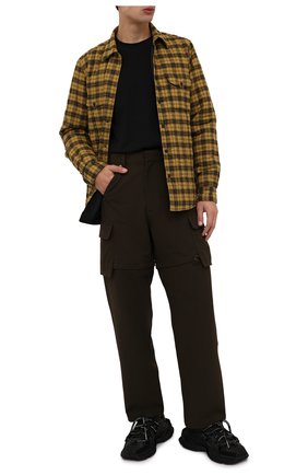 Мужская утепленная куртка ASPESI желтого цвета, арт. W1 A CE27 L677 | Фото 2 (Материал внешний: Хлопок; Материал подклада: Синтетический материал; Мужское Кросс-КТ: утепленные куртки; Кросс-КТ: Куртка; Длина (верхняя одежда): Короткие; Стили: Кэжуэл; Рукава: Длинные)