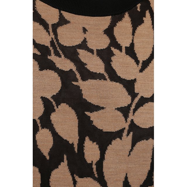 Пуловер из вискозы и шерсти BOSS 50456939, цвет коричневый, размер 48 - фото 5