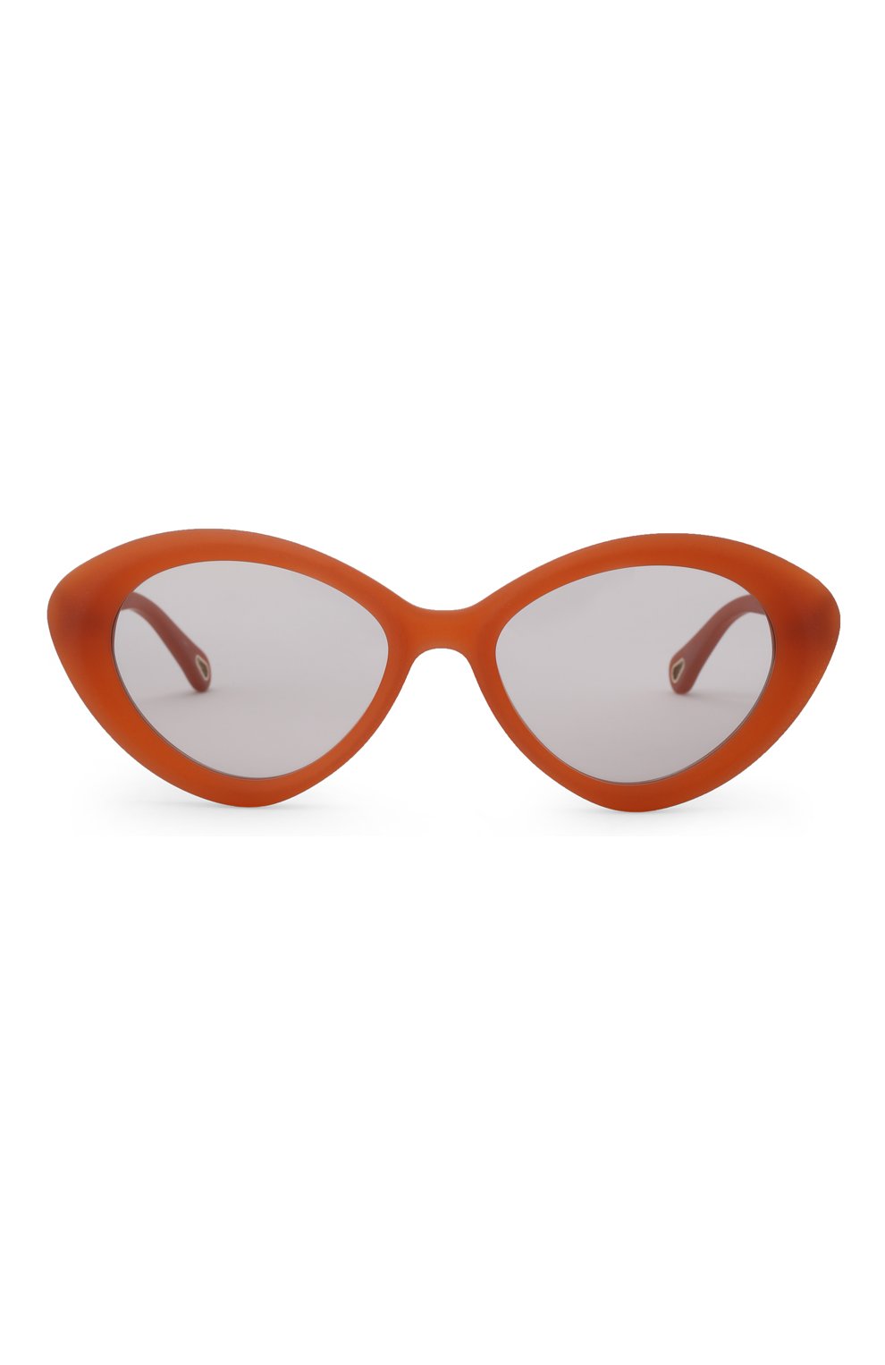 Женские солнцезащитные очки CHLOÉ оранжевого цвета, арт. CH0050S | Фото 3 (Тип очков: С/з; Оптика Гендер: оптика-женское; Очки форма: Cat-eye)