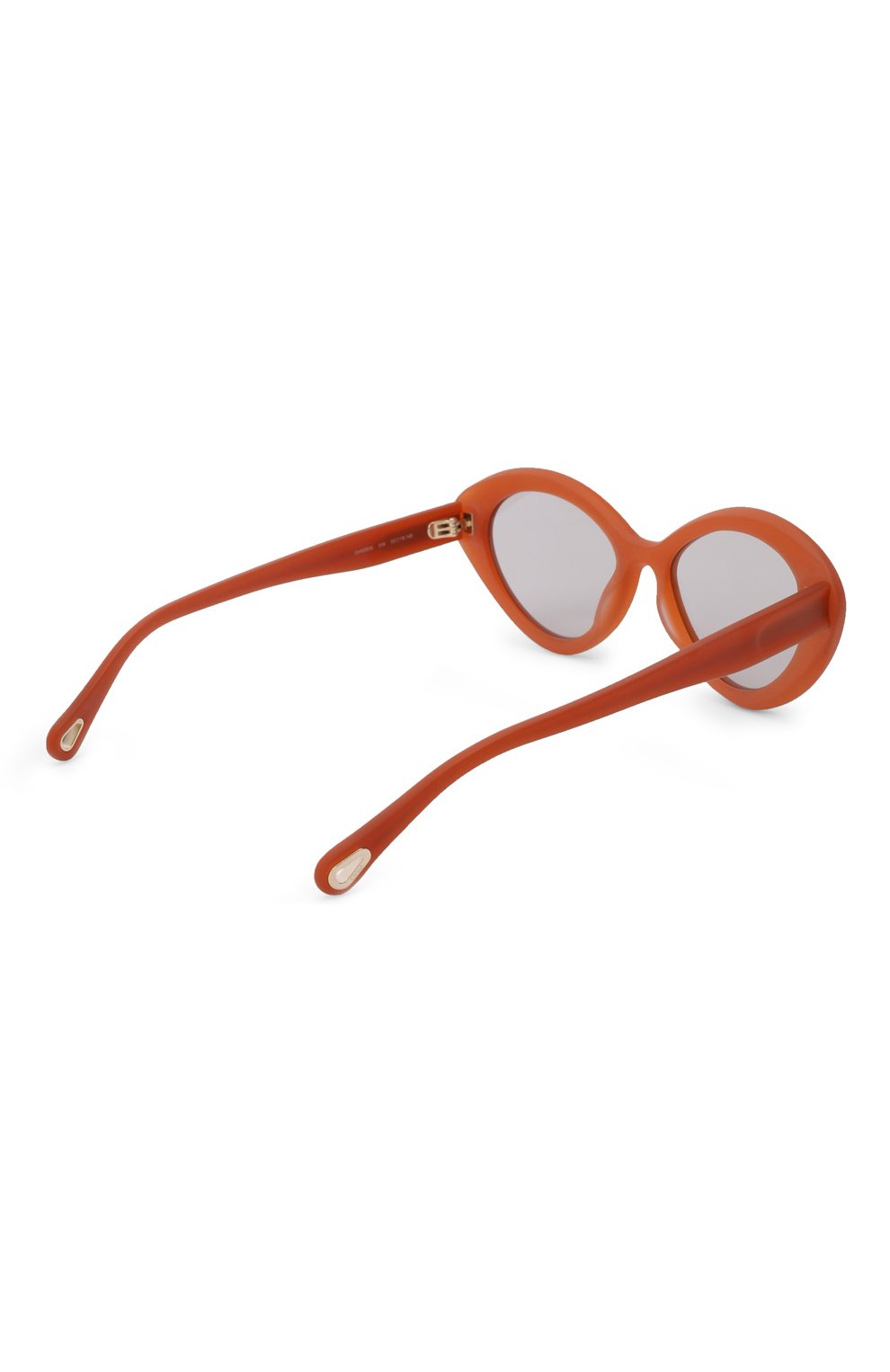 Женские солнцезащитные очки CHLOÉ оранжевого цвета, арт. CH0050S | Фото 4 (Тип очков: С/з; Оптика Гендер: оптика-женское; Очки форма: Cat-eye)