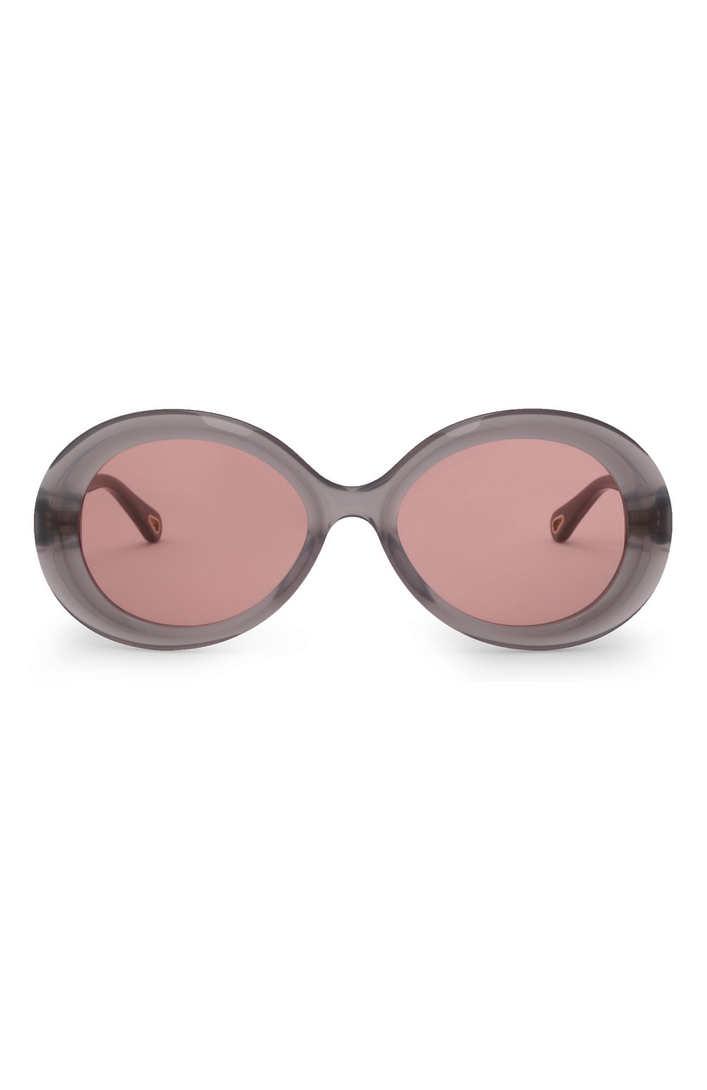 Женские солнцезащитные очки CHLOÉ розового цвета, арт. CH0051S | Фото 3 (Тип очков: С/з; Оптика Гендер: оптика-женское; Очки форма: Круглые)
