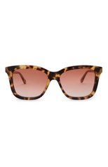 Женские солнцезащитные очки CHLOÉ коричневого цвета, арт. CH0079S | Фото 3 (Тип очков: С/з; Очки форма: Квадратные; Оптика Гендер: оптика-женское)