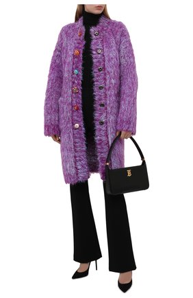 Женский кардиган DOLCE & GABBANA фиолетового цвета по цене 329000 руб., арт. FXE90T/JCM09 | Фото 2 Женский кардиган DOLCE & GABBANA фиолетового цвета, арт. FXE90T/JCM09 | Фото 2 (Материал внешний: Шерсть; Длина (для топов): Удлиненные; Рукава: Длинные; Стили: Гламурный; Женское Кросс-КТ: кардиган-трикотаж)