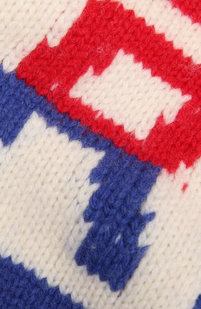 Женский шарф POLO RALPH LAUREN разноцветного цвета, арт. 455858581 | Фото 3 (Материал: Текстиль, Шерсть)