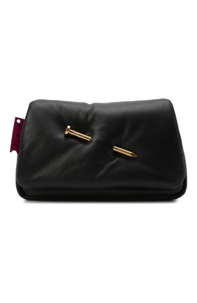 Женская сумка nailed OFF-WHITE черного цвета по цене 112500 руб., арт. 0WNM010F21LEA001 | Фото 1 Женская сумка nailed OFF-WHITE черного цвета, арт. 0WNM010F21LEA001 | Фото 1 (Материал: Натуральная кожа; Размер: medium; Сумки-технические: Сумки через плечо)