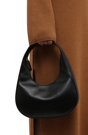 Женская сумка stella logo small STELLA MCCARTNEY черного цвета по цене 53300 руб., арт. 700269/W8542 | Фото 2 Женская сумка stella logo small STELLA MCCARTNEY черного цвета, арт. 700269/W8542 | Фото 2 (Материал: Текстиль, Экокожа; Размер: small; Сумки-технические: Сумки top-handle)