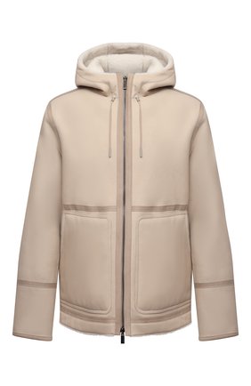 Мужская двусторонняя дубленка ERMENEGILDO ZEGNA светло-бежевого цвета по цене 760500 руб., арт. UYPMI/Y261 | Фото 1 Мужская двусторонняя дубленка ERMENEGILDO ZEGNA светло-бежевого цвета, арт. UYPMI/Y261 | Фото 1 (Рукава: Длинные; Материал внешний: Натуральный мех; Длина (верхняя одежда): Короткие; Стили: Кэжуэл)