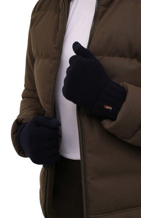 Мужские шерстяные перчатки POLO RALPH LAUREN темно-синего цвета по цене 4190 руб., арт. 449777692 | Фото 2 Мужские шерстяные перчатки POLO RALPH LAUREN темно-синего цвета, арт. 449777692 | Фото 2 (Материал: Шерсть; Кросс-КТ: Трикотаж)