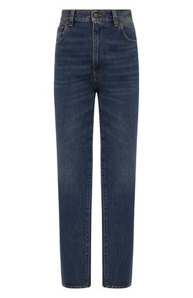 Женские джинсы MAISON MARGIELA тёмно-голубого цвета по цене 52100 руб., арт. S51LA0147/S30561 | Фото 1 Женские джинсы MAISON MARGIELA тёмно-голубого цвета, арт. S51LA0147/S30561 | Фото 1 (Материал внешний: Хлопок; Длина (брюки, джинсы): Стандартные; Кросс-КТ: Деним; Детали: Потертости; Силуэт Ж (брюки и джинсы): Прямые; Стили: Кэжуэл)