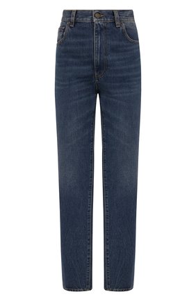 Женские джинсы MAISON MARGIELA тёмно-голубого цвета по цене 66850 руб., арт. S51LA0147/S30561 | Фото 1