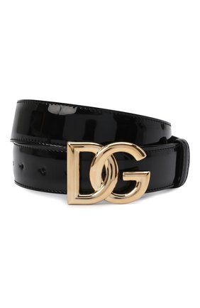 Женский ремень DOLCE & GABBANA черного цвета по цене 29200 руб., арт. BE1466/AQ272 | Фото 1 Женский ремень DOLCE & GABBANA черного цвета, арт. BE1466/AQ272 | Фото 1 (Материал: Экокожа)