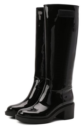 Женские кожаные сапоги GIANVITO ROSSI черного цвета по цене 103500 руб., арт. G80375.45G0M.VFCNENE | Фото 1 Женские кожаные сапоги GIANVITO ROSSI черного цвета, арт. G80375.45G0M.VFCNENE | Фото 1 (Высота голенища: Средние; Подошва: Платформа; Материал внутренний: Натуральная кожа; Каблук высота: Средний; Каблук тип: Устойчивый; Материал внешний: Кожа)