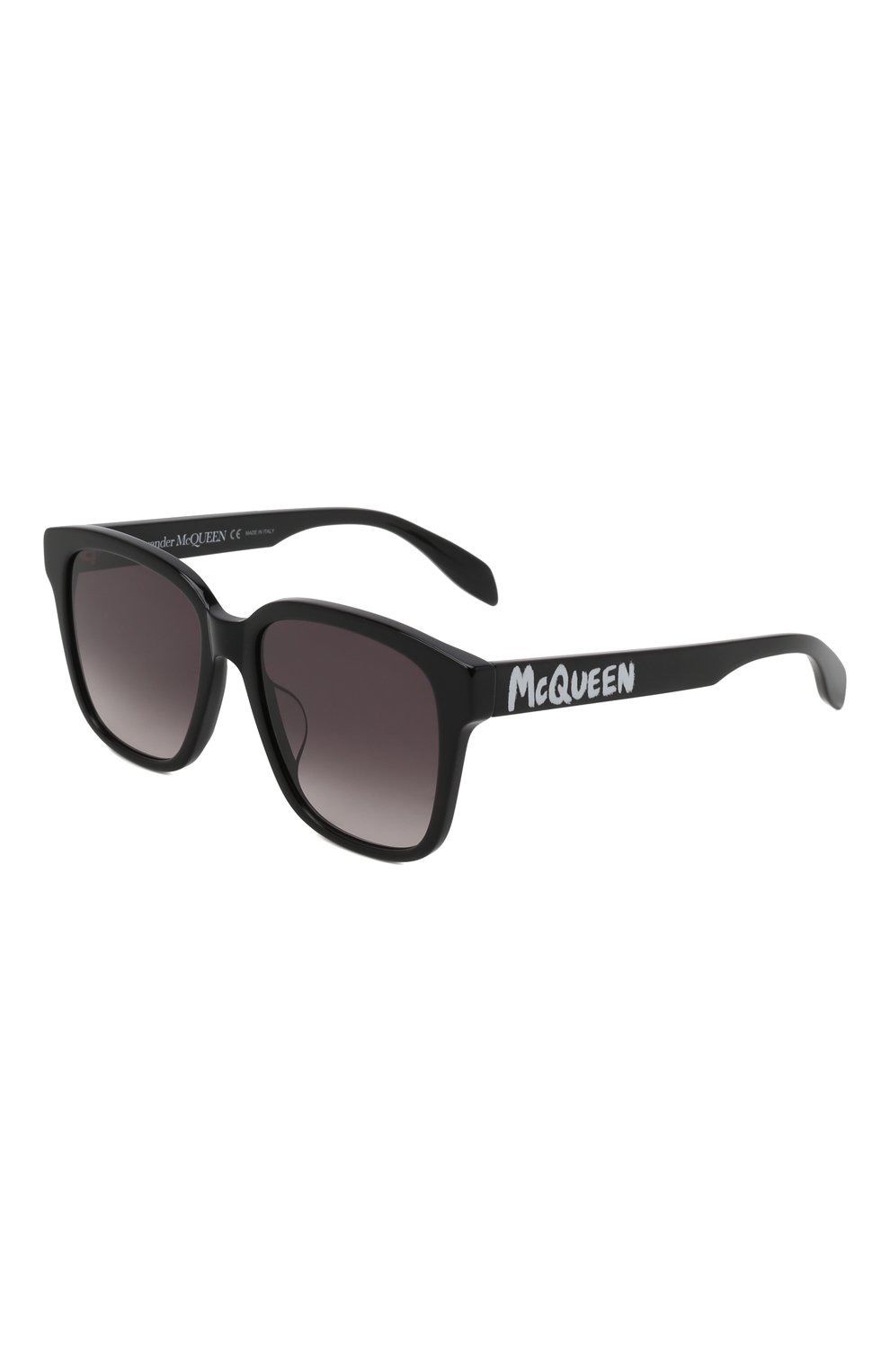 Женские солнцезащитные очки ALEXANDER MCQUEEN черного цвета, арт. 669321/J0740 | Фото 1 (Материал: Пластик; Тип очков: С/з; Очки форма: Квадратные; Оптика Гендер: оптика-женское)