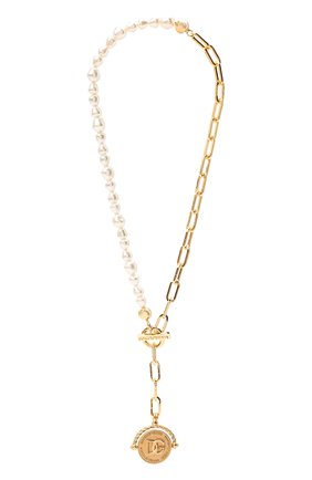 Женское колье DOLCE & GABBANA золотого цвета по цене 76100 руб., арт. WNN8M1/W1111 | Фото 1 Женское колье DOLCE & GABBANA золотого цвета, арт. WNN8M1/W1111 | Фото 1 (Материал: Металл)