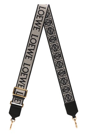 Женские ремень для сумки anagram LOEWE серого цвета по цене 39950 руб., арт. C073T87X01 | Фото 1 Женские ремень для сумки anagram LOEWE серого цвета, арт. C073T87X01 | Фото 1 (Материал: Текстиль; Кросс-КТ: ремень-сумка)