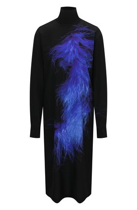 Женское шелковое платье DRIES VAN NOTEN черного цвета по цене 86900 руб., арт. 212-011079-3142 | Фото 1 Женское шелковое платье DRIES VAN NOTEN черного цвета, арт. 212-011079-3142 | Фото 1 (Рукава: Длинные; Материал внешний: Шелк; Длина Ж (юбки, платья, шорты): До колена; Женское Кросс-КТ: Платье-одежда; Случай: Повседневный; Стили: Кэжуэл)