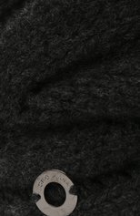 Женская кашемировая повязка на голову LORO PIANA темно-серого цвета, арт. FAM0119 | Фото 4 (Материал: Текстиль, Кашемир, Шерсть; Женское Кросс-КТ: Шапка-тюрбан)
