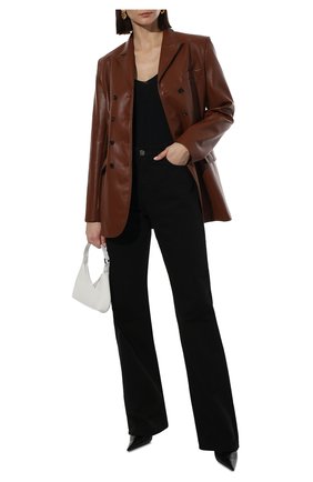 Женский топ из вискозы JIL SANDER черного цвета по цене 86150 руб., арт. JSWT754331-WTY39148 | Фото 2 Женский топ из вискозы JIL SANDER черного цвета, арт. JSWT754331-WTY39148 | Фото 2 (Материал внешний: Вискоза; Длина (для топов): Стандартные; Стили: Минимализм)