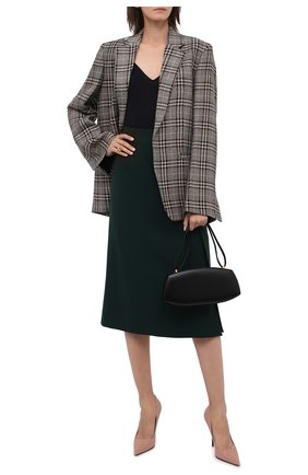 Женский топ JIL SANDER черного цвета по цене 12000 руб., арт. JSWT705046-WT477108 | Фото 2 Женский топ JIL SANDER черного цвета, арт. JSWT705046-WT477108 | Фото 2 (Длина (для топов): Стандартные; Материал внешний: Синтетический материал; Стили: Минимализм)