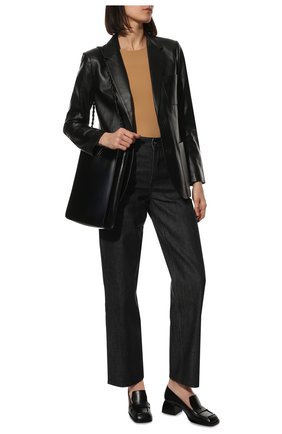 Женское боди JIL SANDER бежевого цвета по цене 18250 руб., арт. JSWT705041-WT477108 | Фото 2 Женское боди JIL SANDER бежевого цвета, арт. JSWT705041-WT477108 | Фото 2 (Материал внешний: Синтетический материал; Женское Кросс-КТ: Боди-одежда; Стили: Минимализм)