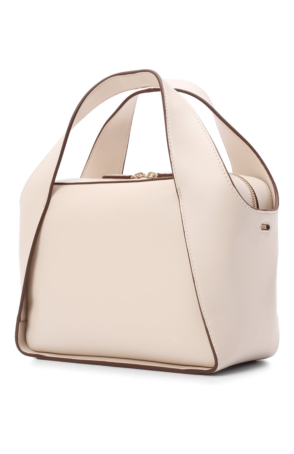 Женская сумка stella logo STELLA MCCARTNEY белого цвета по цене 59950 руб., арт. 700267/W8542 | Фото 4 Женская сумка stella logo STELLA MCCARTNEY белого цвета, арт. 700267/W8542 | Фото 4 (Сумки-технические: Сумки через плечо, Сумки top-handle; Ремень/цепочка: На ремешке; Материал: Текстиль, Экокожа; Размер: small)