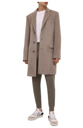 Мужские хлопковые джоггеры RALPH LAUREN хаки цвета по цене 35450 руб., арт. 790750384 | Фото 2 Мужские хлопковые джоггеры RALPH LAUREN хаки цвета, арт. 790750384 | Фото 2 (Материал внешний: Хлопок; Мужское Кросс-КТ: Брюки-трикотаж; Силуэт М (брюки): Джоггеры; Стили: Спорт-шик; Длина (брюки, джинсы): Стандартные)