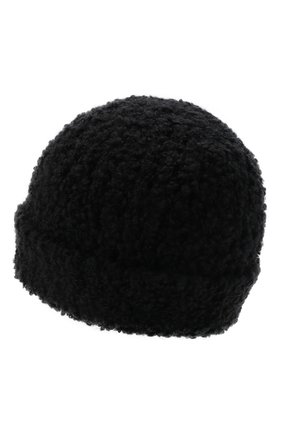 Мужская шапка из шерсти и шелка BRIONI черного цвета, арт. 04M80L/01K26 | Фото 2 (Материал: Шерсть, Текстиль; Кросс-КТ: Трикотаж)